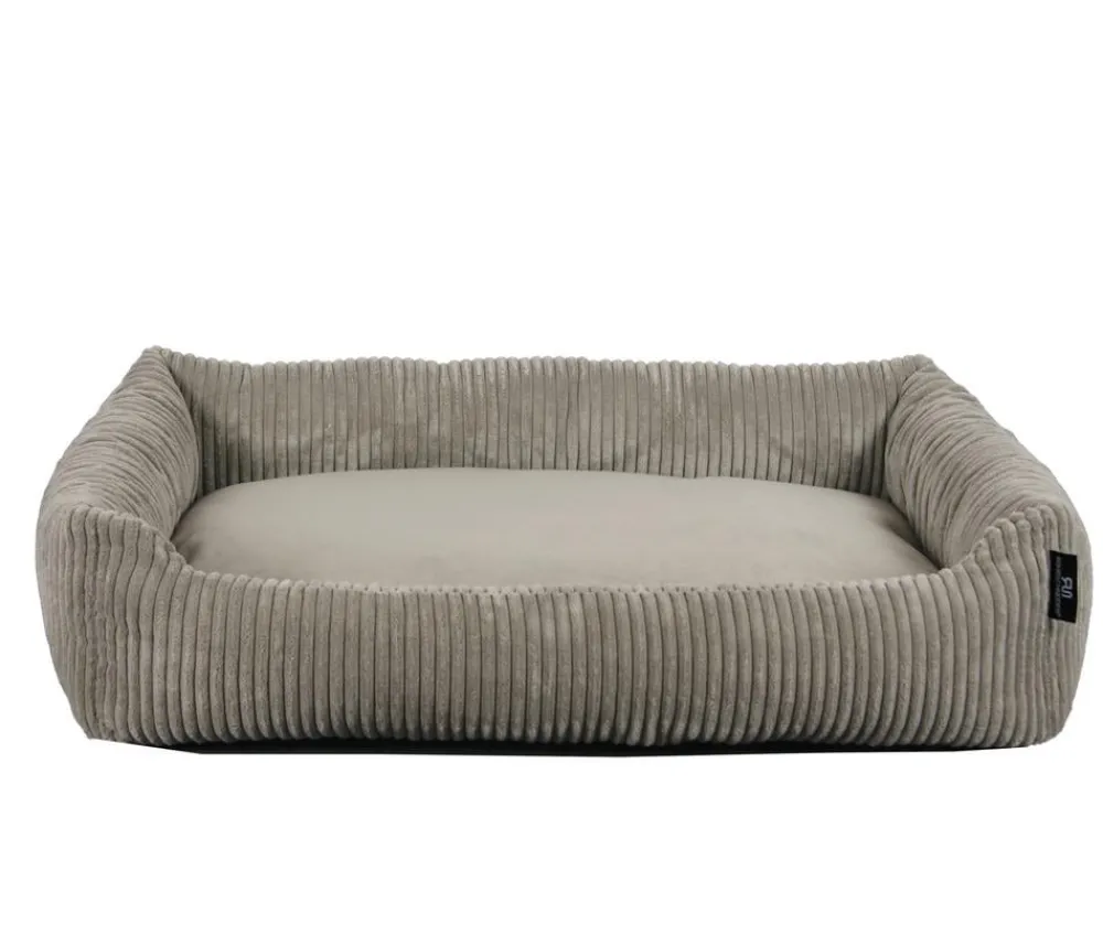 Rohrschneider Hundebetten & Körbe|Katzenbetten & Katzenkissen - Kuschelbett Coon, rechteckig, ca. B70/H15/T49 cm Grau