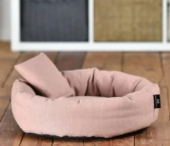 Rohrschneider Hundebetten & Körbe|Katzenbetten & Katzenkissen - ® Kucheine Bue, rund Zartrosa