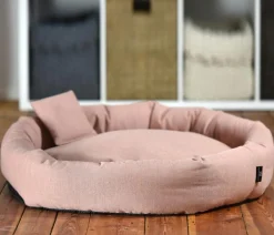 Rohrschneider Hundebetten & Körbe|Katzenbetten & Katzenkissen - ® Kucheine Bue, rund Zartrosa