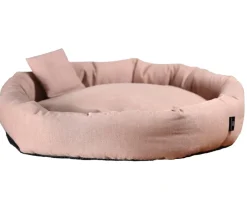 Rohrschneider Hundebetten & Körbe|Katzenbetten & Katzenkissen - ® Kucheine Bue, rund Zartrosa