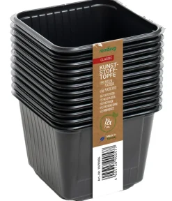 Romberg Anzucht-Plastiktöpfe, 9 cm, 12 Stk. Schwarz Sale