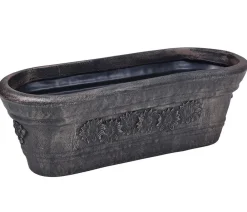 Roto Kunststoff-Pflanzkasten Planika, oval, , ca. B75/H25,5/T28 cm Bronze