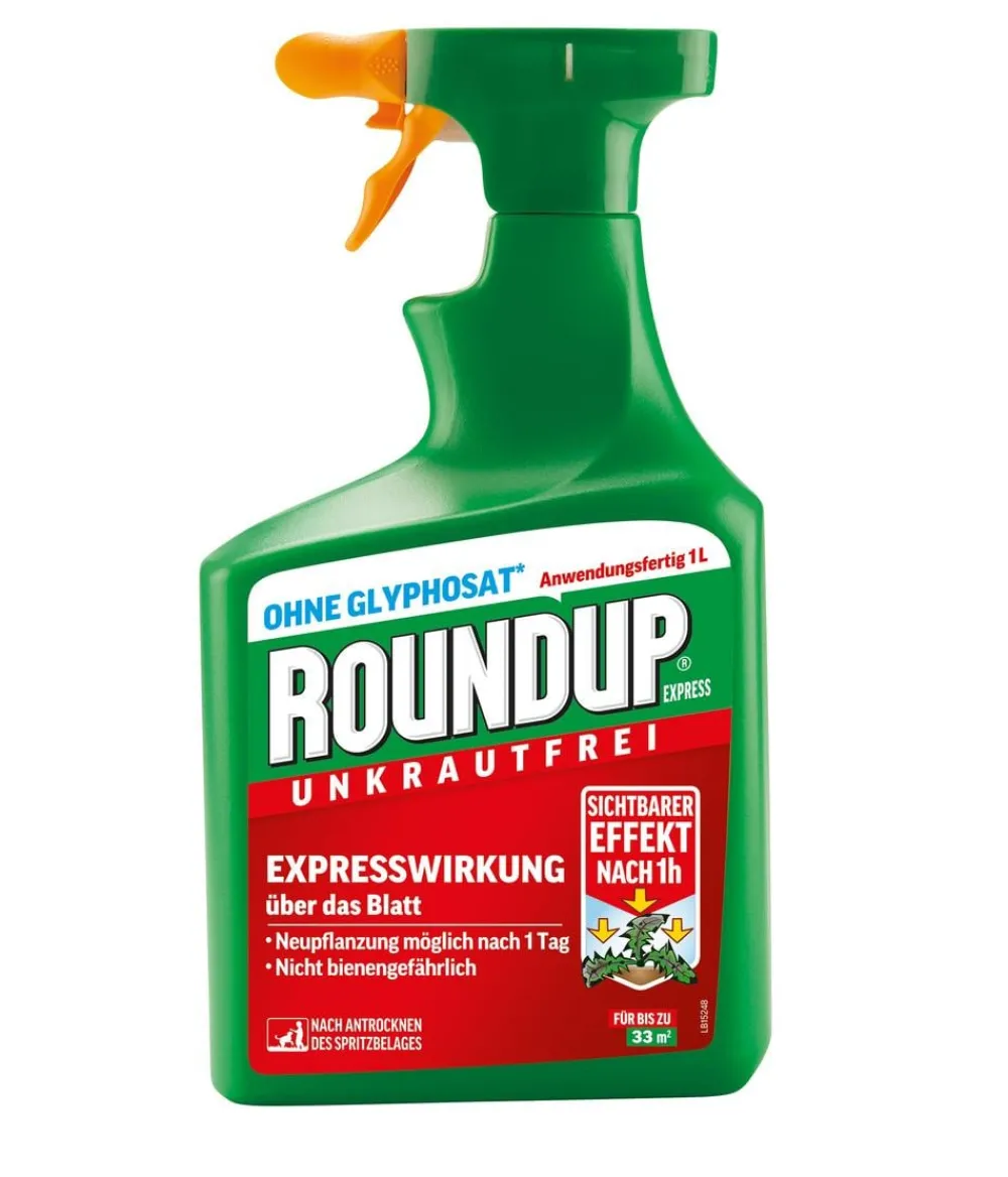 Roundup® Unkrautvernichter - Unkrautfrei Express, flüssig, 1 l