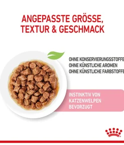 ROYAL CANIN® Nassfutter Katze > Nassfutter für Katzen Kitten in Soße, 12 x 85 g