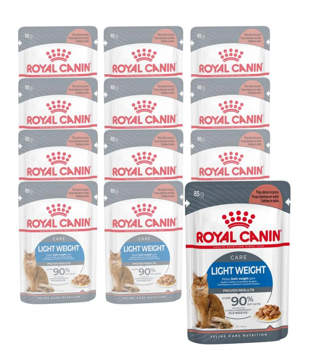 ROYAL CANIN® Nassfutter Katze > Nassfutter für Katzen Light Weight Care in Soße, 12 x 85 g