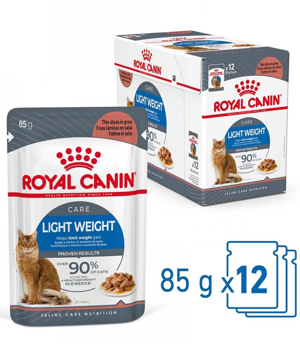ROYAL CANIN® Nassfutter Katze > Nassfutter für Katzen Light Weight Care in Soße, 12 x 85 g
