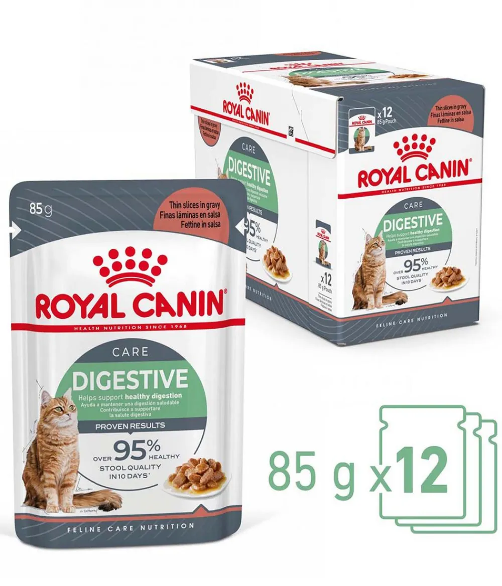 ROYAL CANIN® Nassfutter Katze > Nassfutter für Katzen Digestive Care in Soße, 12 x 85 g