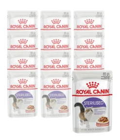 ROYAL CANIN® Nassfutter Katze > Nassfutter für Katzen Sterilised in Soße, 12 x 85 g