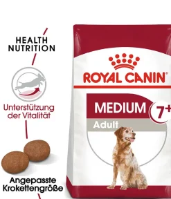 ROYAL CANIN® Trockenfutter Hund - Trockenfutter für Hunde Medium Adult 7+