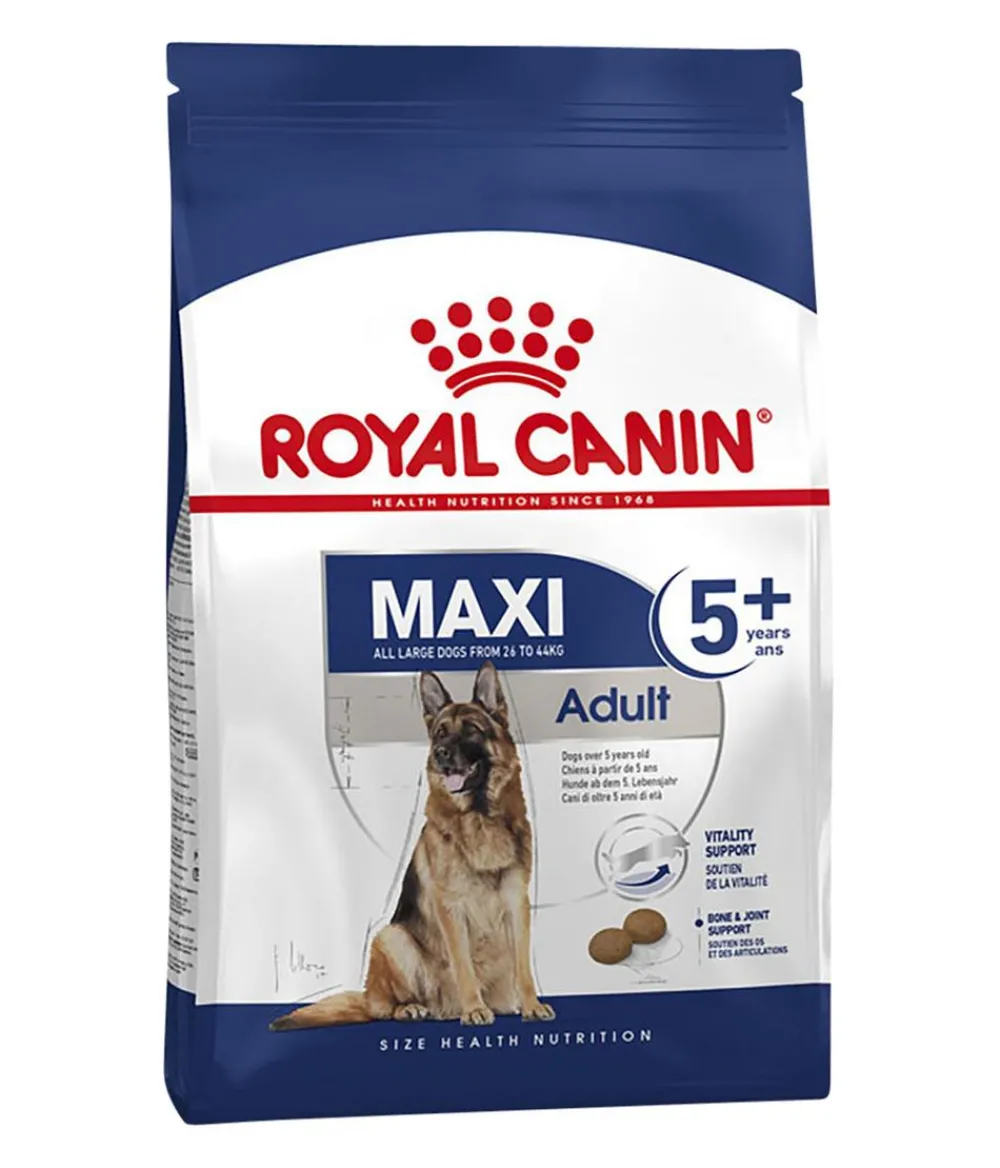 ROYAL CANIN® Trockenfutter Hund - Trockenfutter für Hunde 5+ Maxi Adult