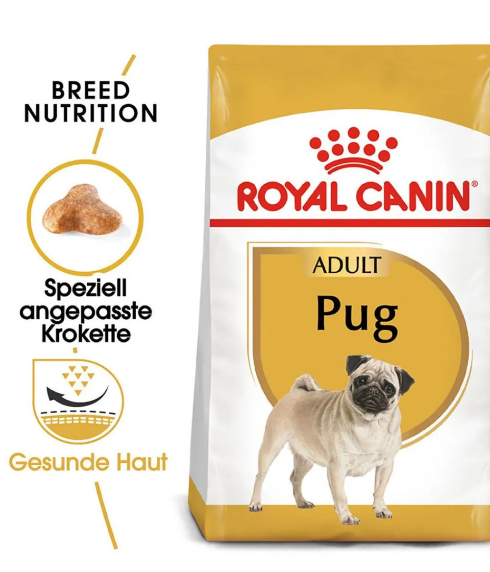 ROYAL CANIN® Trockenfutter Hund - Trockenfutter für Hunde Pug Adult