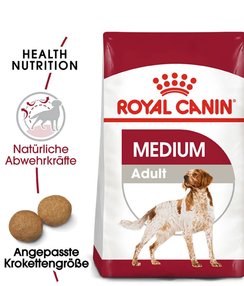 ROYAL CANIN® Trockenfutter Hund > Trockenfutter für Hunde Medium Adult