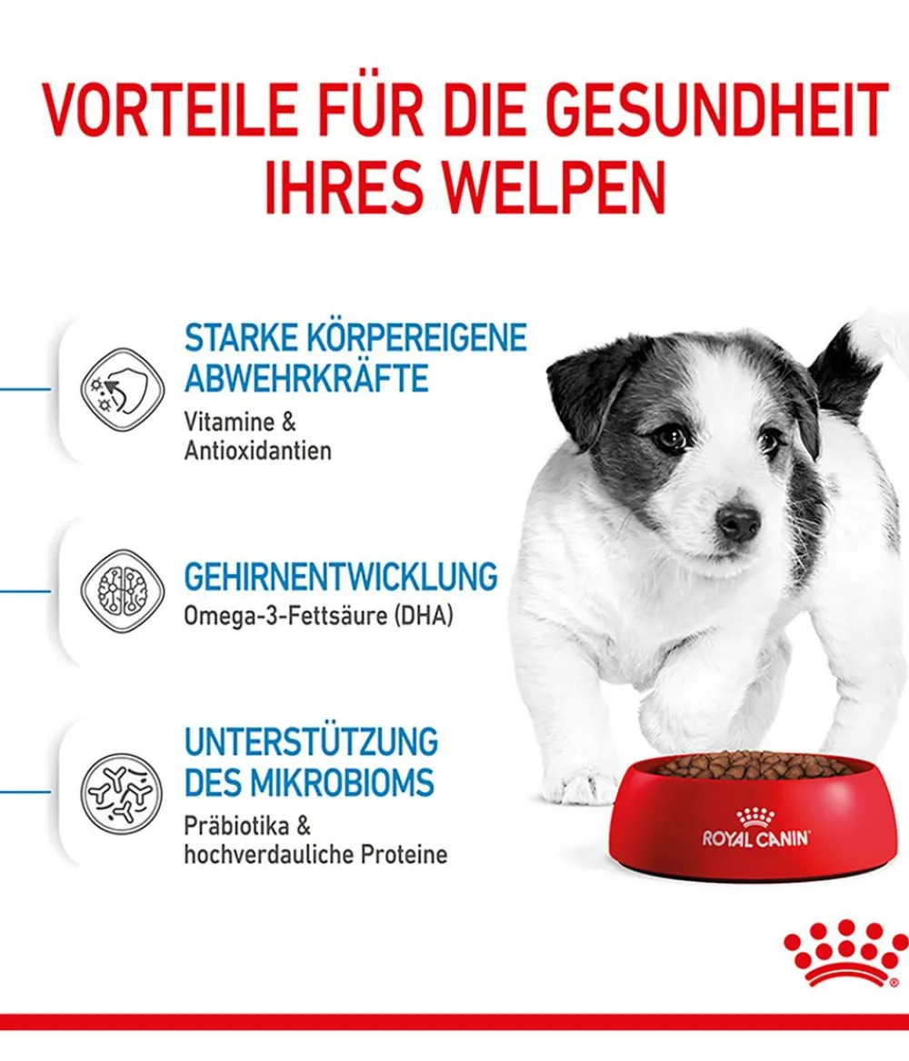 ROYAL CANIN® Trockenfutter Hund - Trockenfutter für Hunde Mini Puppy