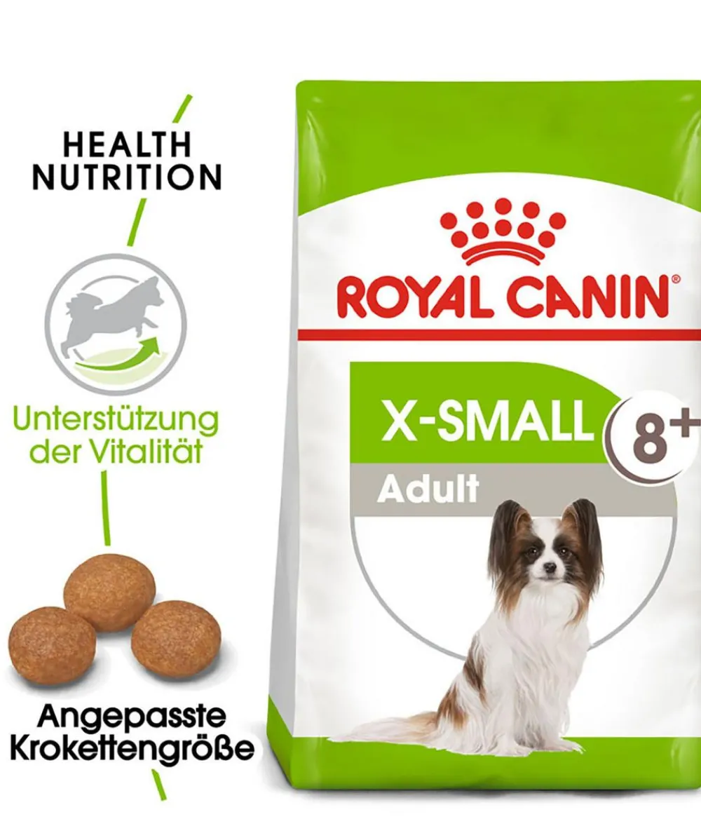ROYAL CANIN® Trockenfutter Hund > Trockenfutter für Hunde X-Small Adult 8+