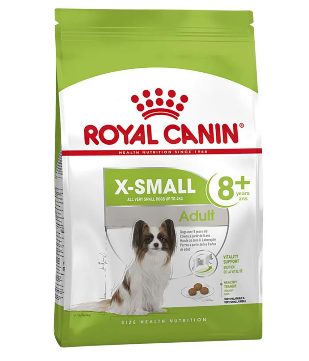 ROYAL CANIN® Trockenfutter Hund > Trockenfutter für Hunde X-Small Adult 8+