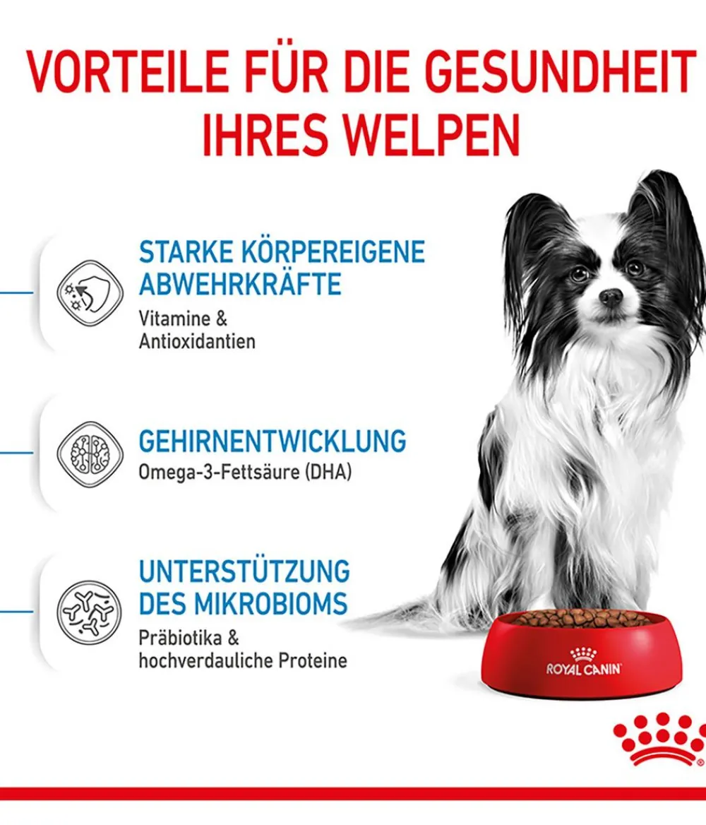 ROYAL CANIN® Trockenfutter Hund - Trockenfutter für Hunde X-Small Puppy