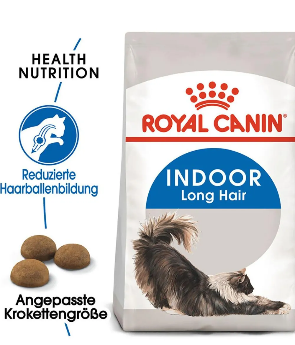 ROYAL CANIN® Trockenfutter für Katzen Indoor Long Hair Clearance