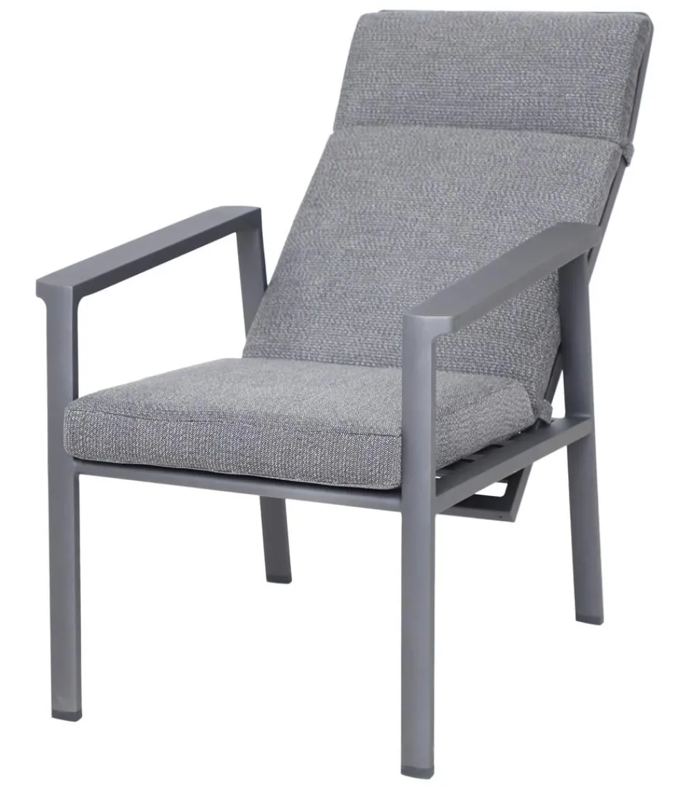Royal Garden Relaxstühle - Gartenstuhl Focosa, ca. B67/H115,5/T75,5 cm Grau