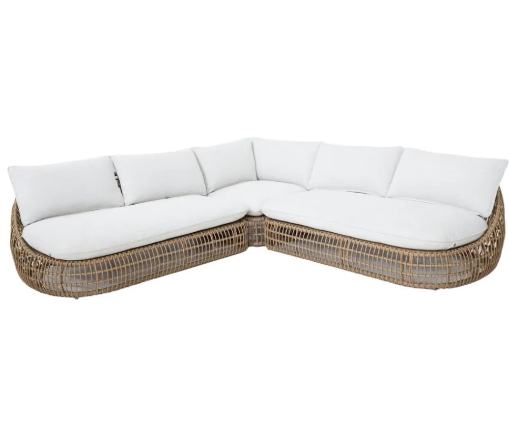 Royal Garden Loungemöbel - Geflecht-Sofa Norden, 3-teilig