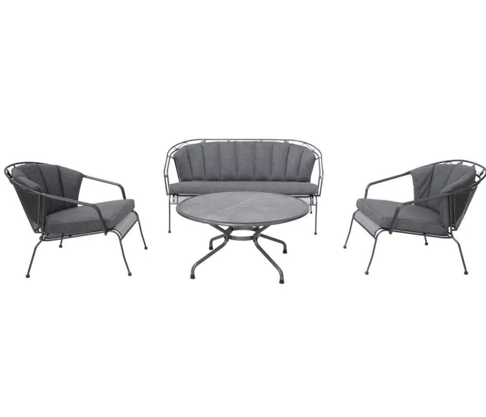 Royal Garden Lounge-Set Royal Elegance, 4-teilig Grau