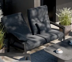 Royal Garden Loungemöbel - Sofa Focosa, 2-Sitzer Anthrazit
