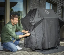 Rösle Grillabdeckungen|Gasgrills - Abdeckhaube VIDERO G3 / G3-S / ALLFLAME 3, ca. B60/H118/T130 cm