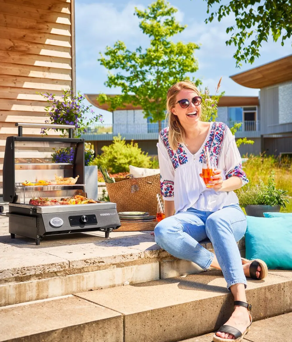 Rösle Elektrogrills - BBQ-Portable Videro E2-P, ca. B47,5/H35/T47 cm