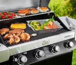 Rösle BBQ Station Videro G4-S Vario, ca. B138/H118/T57 cm Schwarz Outlet