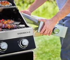 Rösle BBQ Station Videro G4-S Vario, ca. B138/H118/T57 cm Schwarz Outlet