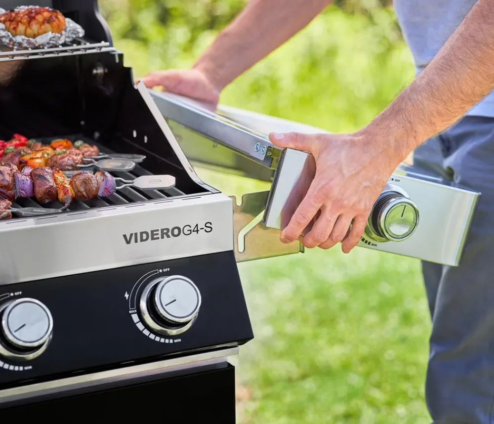 Rösle BBQ Station Videro G4-S Vario, ca. B138/H118/T57 cm Schwarz Outlet
