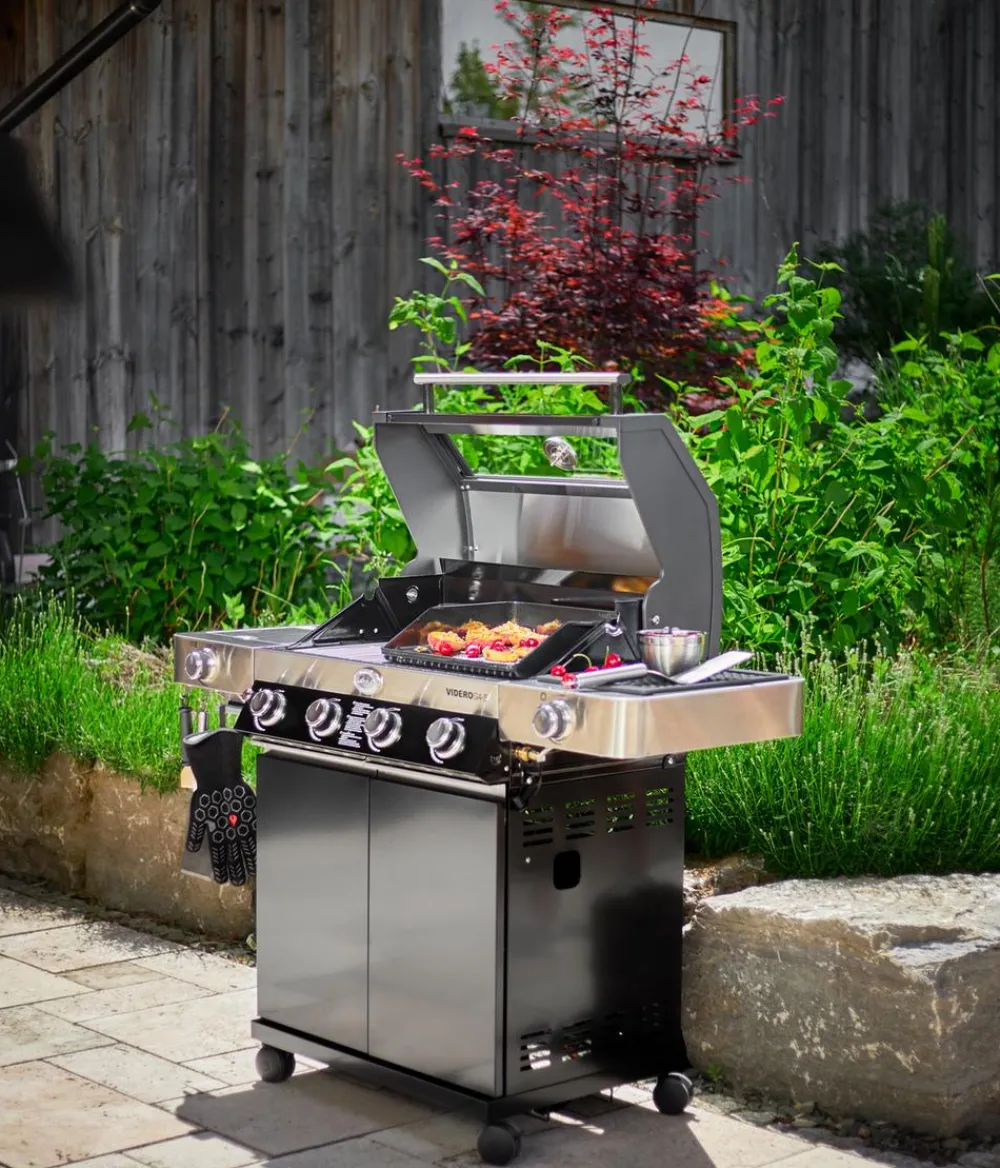 Rösle BBQ Station Videro G4-S Vario, ca. B138/H118/T57 cm Schwarz Outlet