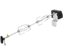 Rösle Grillzubehör - elektrischer Drehspieß Blazeflame, ca. L104 cm Silber