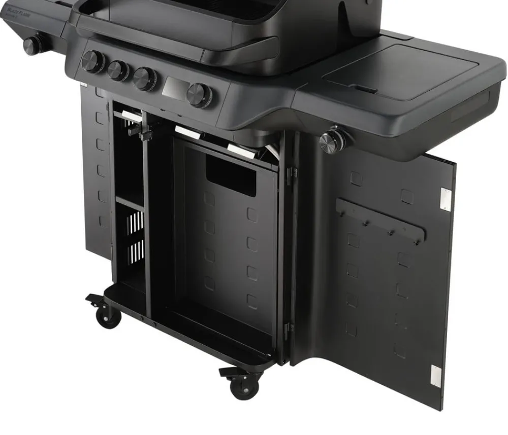 Rösle Gasgrills - Gasgrill Blazeflame Master 3 50 mbar, ca. B141/H123/T69 cm Schwarz