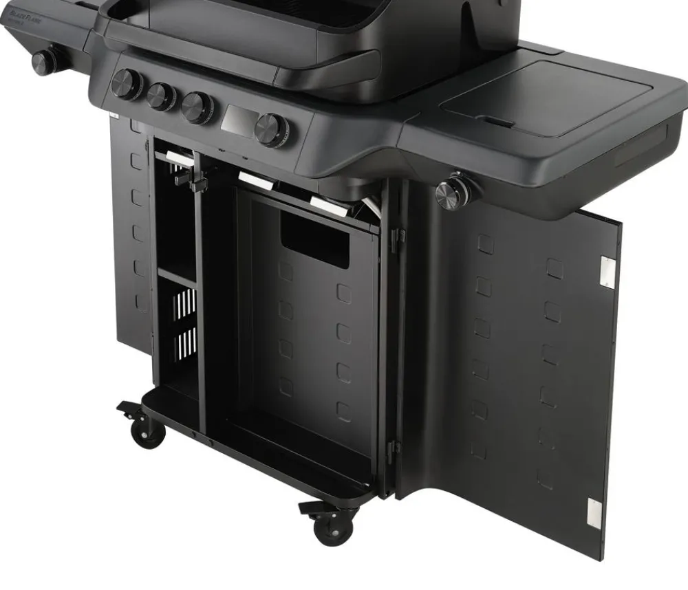 Rösle Gasgrills - Gasgrill Blazeflame Master 3 50 mbar, ca. B141/H123/T69 cm Schwarz