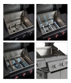 Rösle Gasgrills - Gasgrill Epicflame Core 3 50 mbar, ca. B119/H127/T61 cm Schwarz