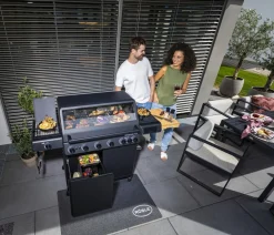 Rösle Gasgrill Epicflame Pro 6 50bar, ca. B119/H157/T61,5 cm Schwarz Sale