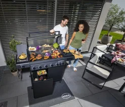 Rösle Gasgrill Epicflame Pro 6 50bar, ca. B119/H157/T61,5 cm Schwarz Sale
