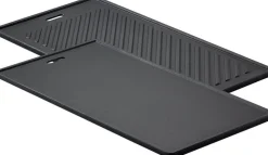 Rösle Grillplatte Videro, ca. B24/H1,5/T45 cm Dunkelgrau Outlet