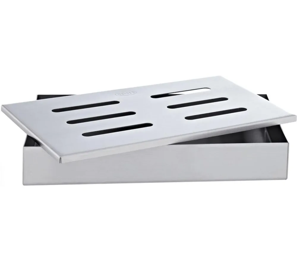 Rösle Räucherbox, Edelstahl, ca. B13,5/H3,5/T21,5 cm Clearance