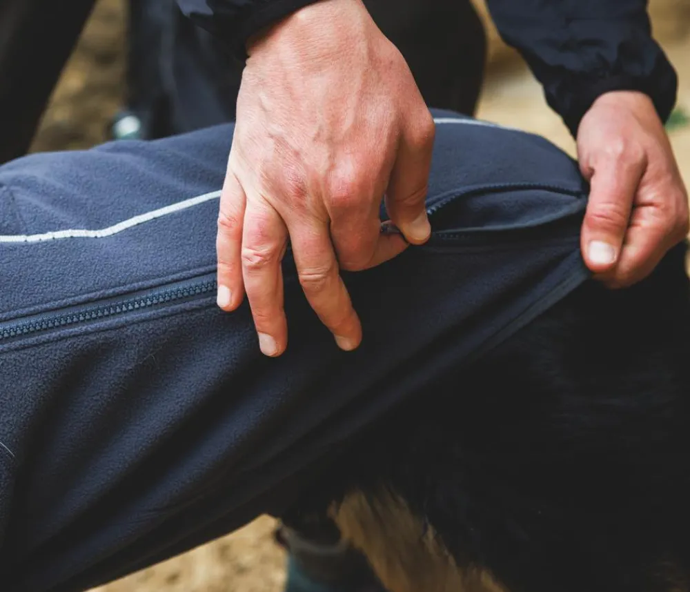 RUFFWEAR® Hunde-Feecejacke Ciate Changer™ Dunkelgrau Hot