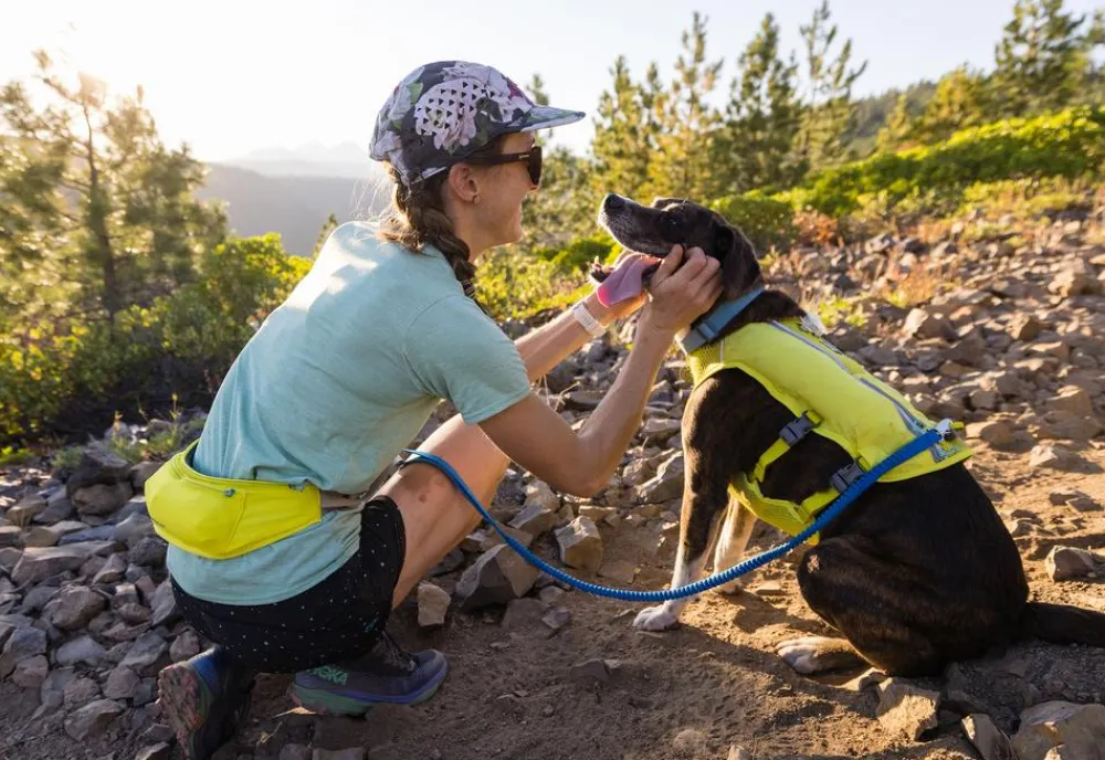 RUFFWEAR® Mehr Transport & Unterwegs|Hundehalsbänder & Geschirre - Hunde-Laufwete Trail Runner™ Lemon