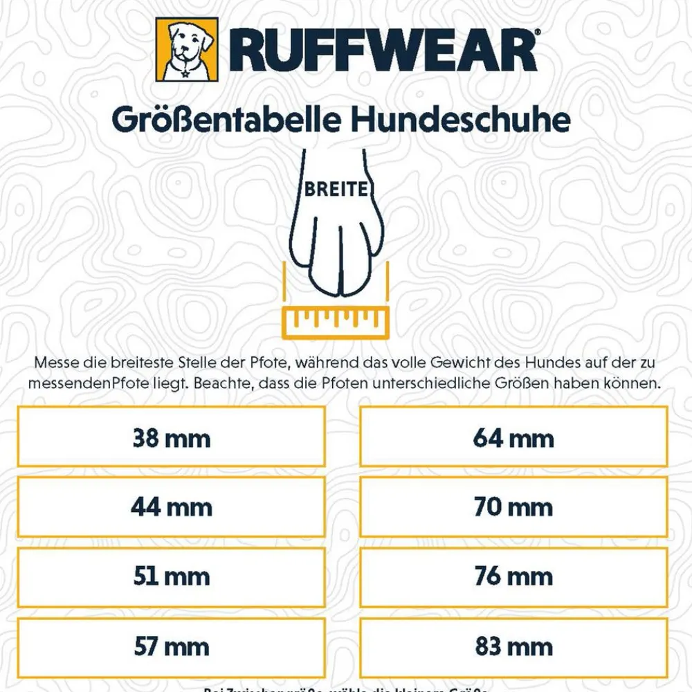 RUFFWEAR® Pfotenchutzchuh Grip Trex™, 2er et Schwarz Best