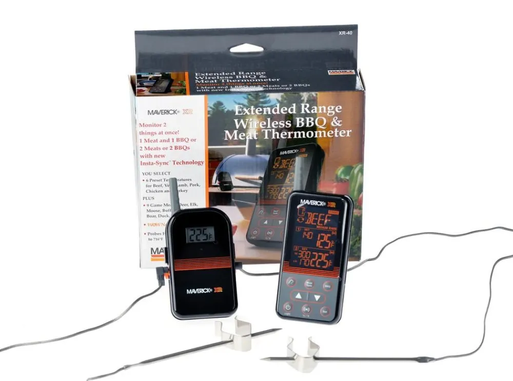 Rumo BBQ Grillzubehör - Rum BBQ Funkthermometer Maverick Schwarz