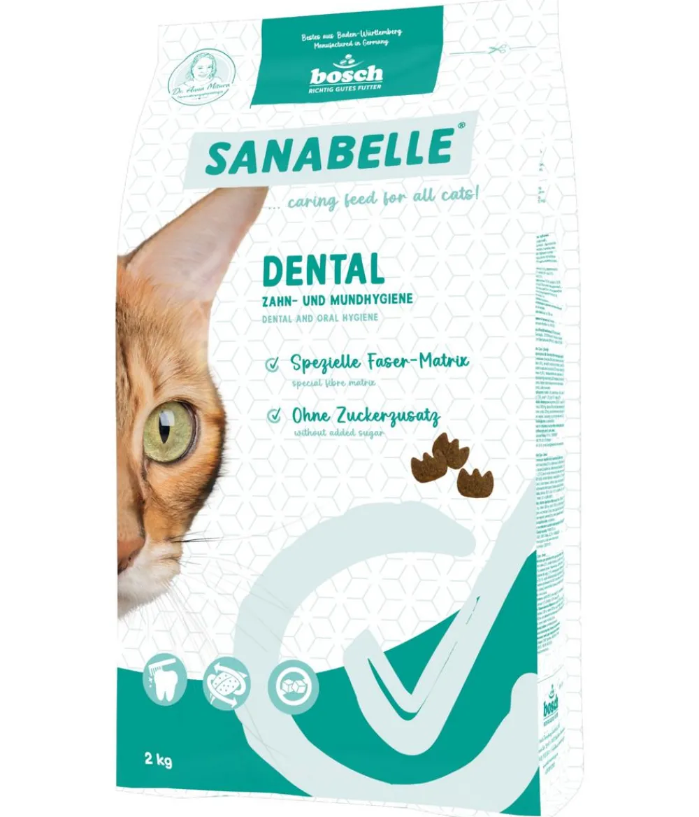 Sanabelle® Trockenfutter Katze > Care Trockenfutter für Katzen Dental Adult, Geflügel