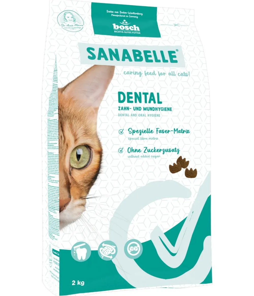 Sanabelle® Trockenfutter Katze > Care Trockenfutter für Katzen Dental Adult, Geflügel