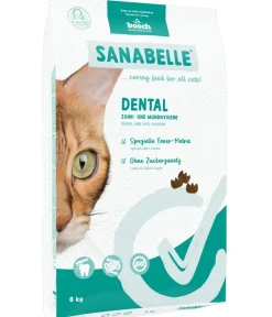 Sanabelle® Trockenfutter Katze - Care Trockenfutter für Katzen Dental Adult, Geflügel