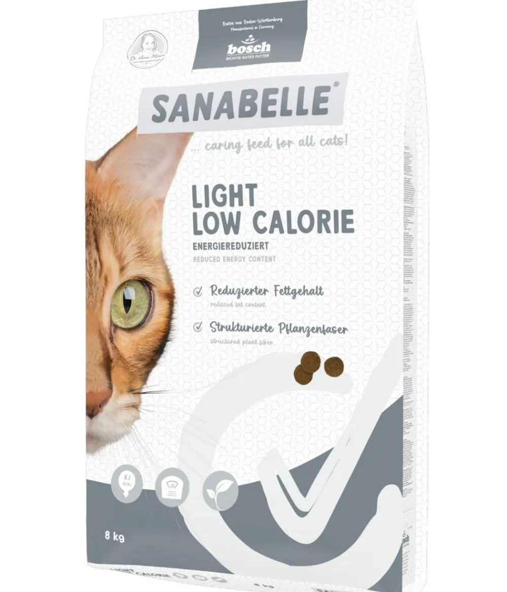 Sanabelle® Trockenfutter Katze - Care Trockenfutter für Katzen Light Low Calorie Adult, Geflügel