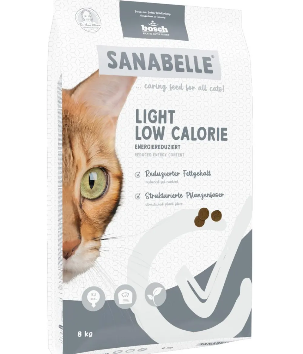 Sanabelle® Trockenfutter Katze - Care Trockenfutter für Katzen Light Low Calorie Adult, Geflügel