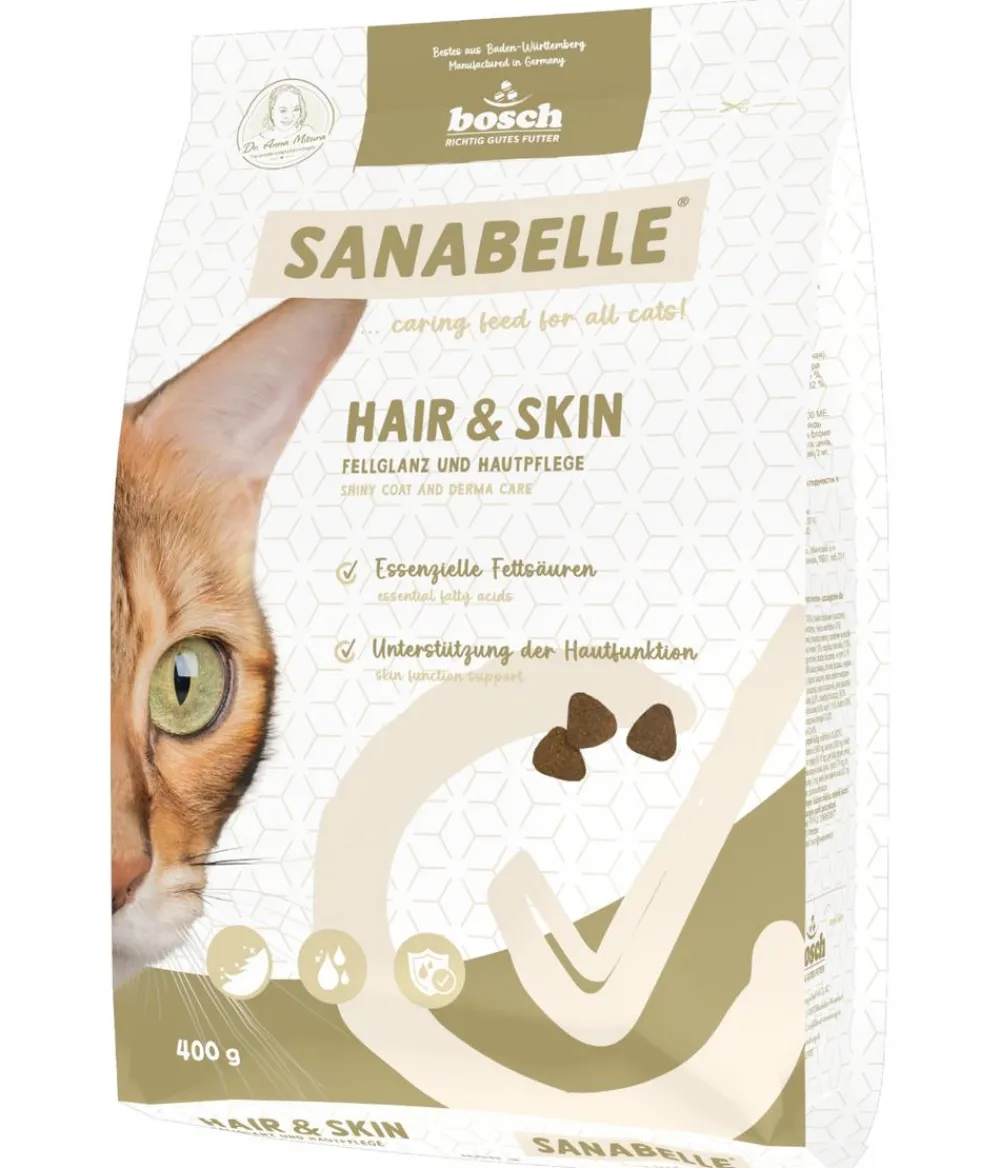 Sanabelle® Trockenfutter Katze - Care Trockenfutter für Katzen Hair & Skin Adult, Geflügel