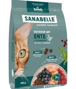 Sanabelle® Life Trockenfutter für Katzen Outdoor Adult, Ente & Blaubeere Outlet